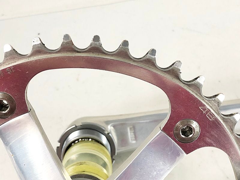 SUGINO SG75 165mm ポリッシュDURA-ACEチェーンリング付 SUGINO SG75 CRANK