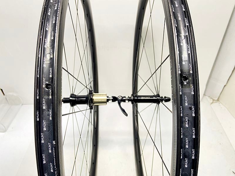 ハント HUNT 36 CARBON WIDE AERO ホイールセット シマノフリー 11速