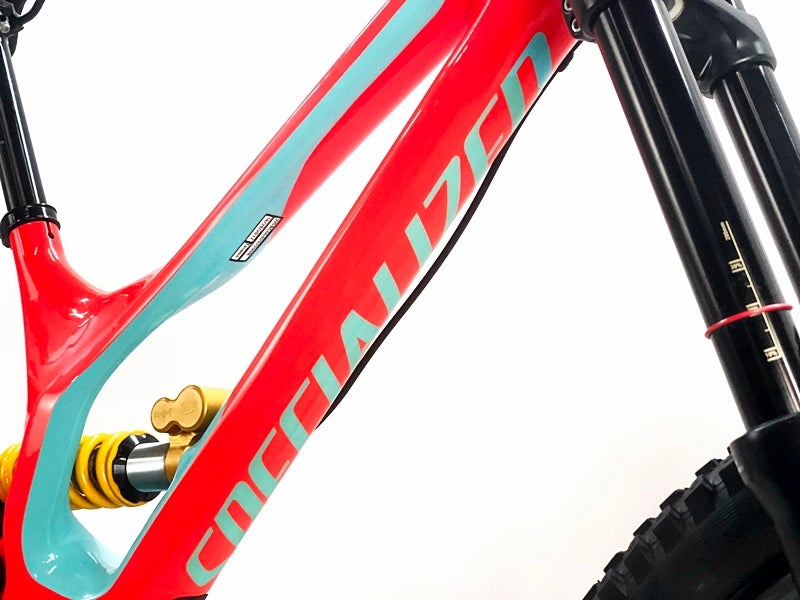 ○美品 SPECIALIZED DEMO 8 FSR I CARBON 27.5 2018年 SRAM GX