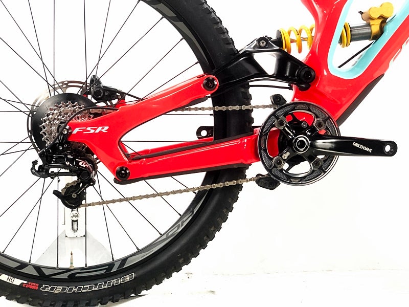 ○美品 SPECIALIZED DEMO 8 FSR I CARBON 27.5 2018年 SRAM GX 
