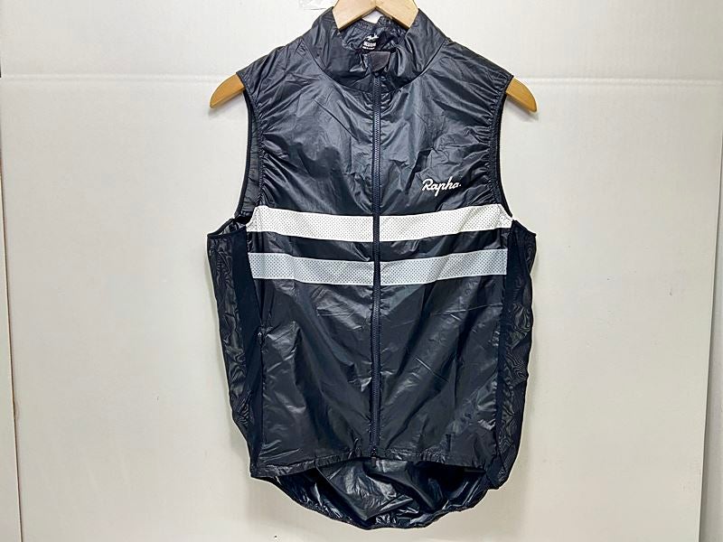 Rapha メンズ ブルベ ジレ Mサイズ ダークネイビー ベスト ラファ Rapha ブルベジレ BREVET GILET Mサイズ MEDIUM ブラック