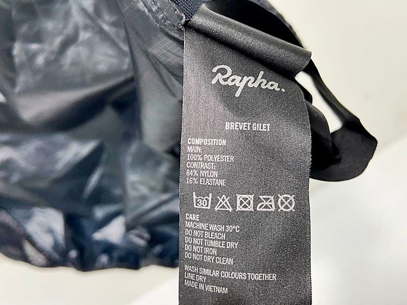 ラファ Rapha ブルベジレ BREVET GILET Mサイズ MEDIUM ブラック