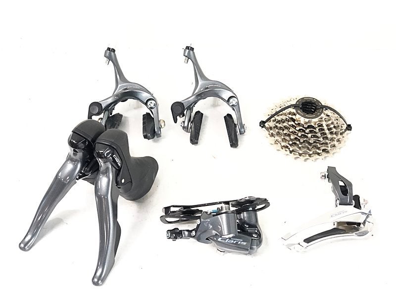 訳アリ シマノ SHIMANO クラリス/CLARIS R2000 2x8SST、 FD、RD、BR