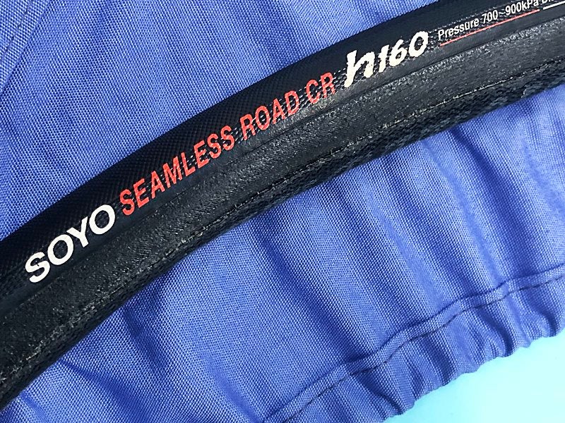 SOYO シームレスロード CR h160 28”×20mm 2本セット（中古） 未使用品 ソーヨー SOYO チューブラータイヤ 2本セットシームレス