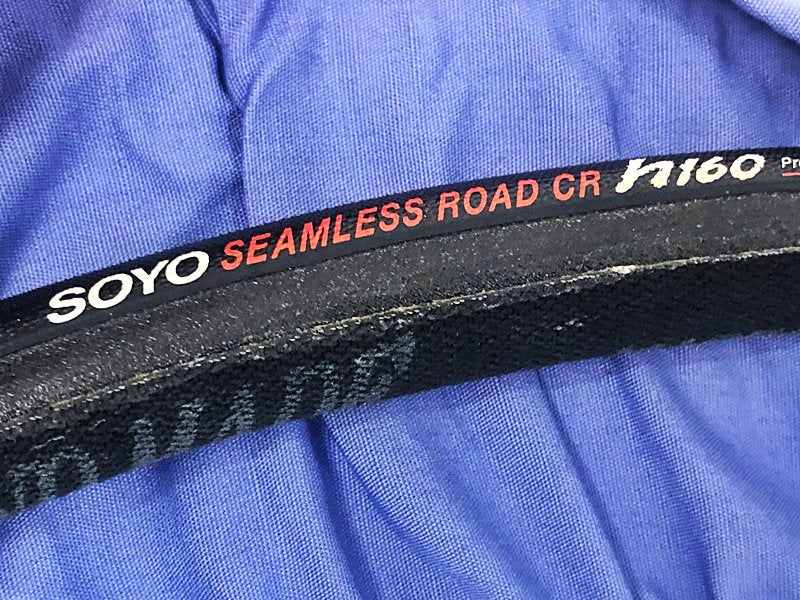 SOYO シームレスロード CR h160 28”×20mm 2本セット（中古） 未使用品 ソーヨー SOYO チューブラータイヤ 2本セットシームレス