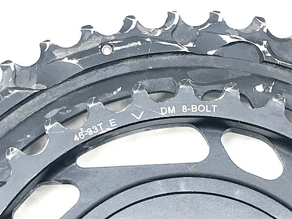 SRAM 46/33T 12 SPD チェーンリング スラム SRAM レッド RED AXS 12s 46-33T ダイレクトマウント 8ボルト