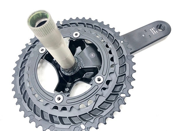 美品 シマノ SHIMANO 105 FC-R7100 2×12s 50-34T 170mm クランクセット