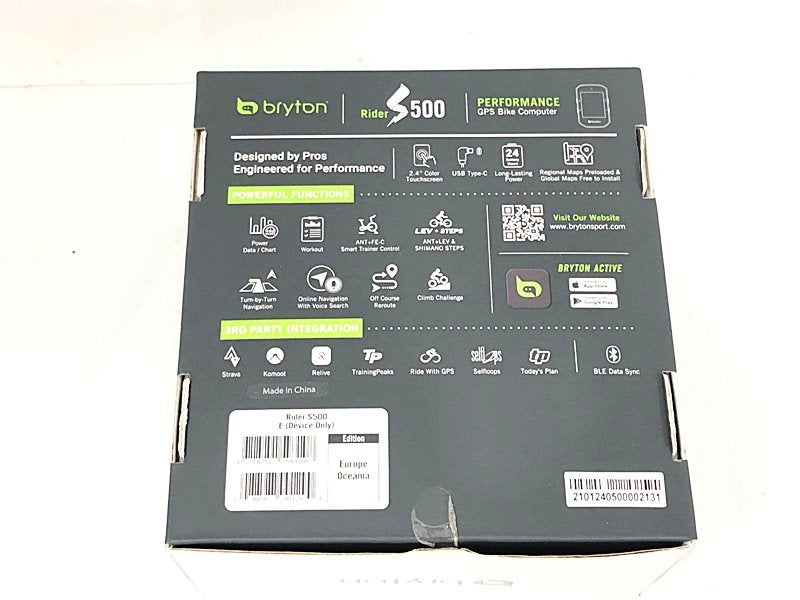ブライトン BRYTON サイクルコンピューター ライダー500 セット