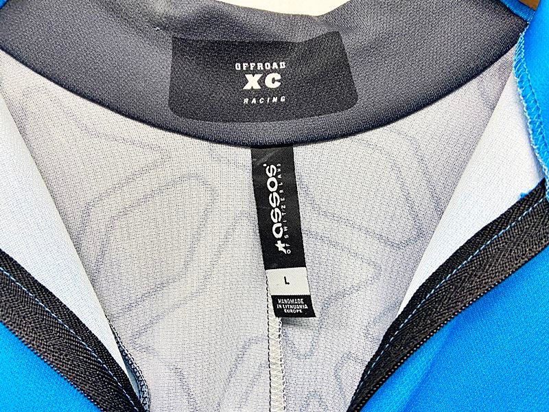アソス ASSOS XC SHORT SLEEVE JERSEY Lサイズ ブルー
