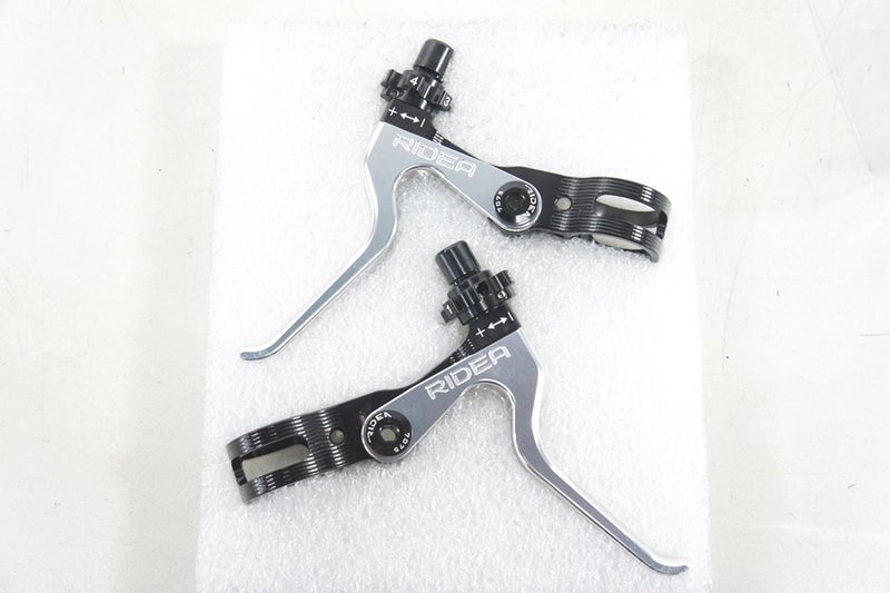 RIDEA 3Dスライド延長式ノブアジャストブレーキレバー 左右