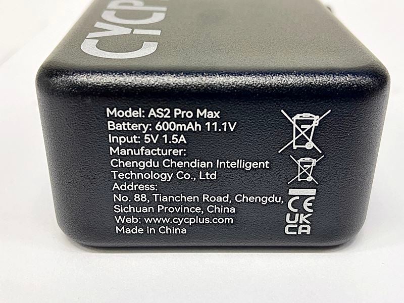 サイクプラス CYCPLUS AS2 PRO MAX 携帯用電動ポンプ 空気入れ