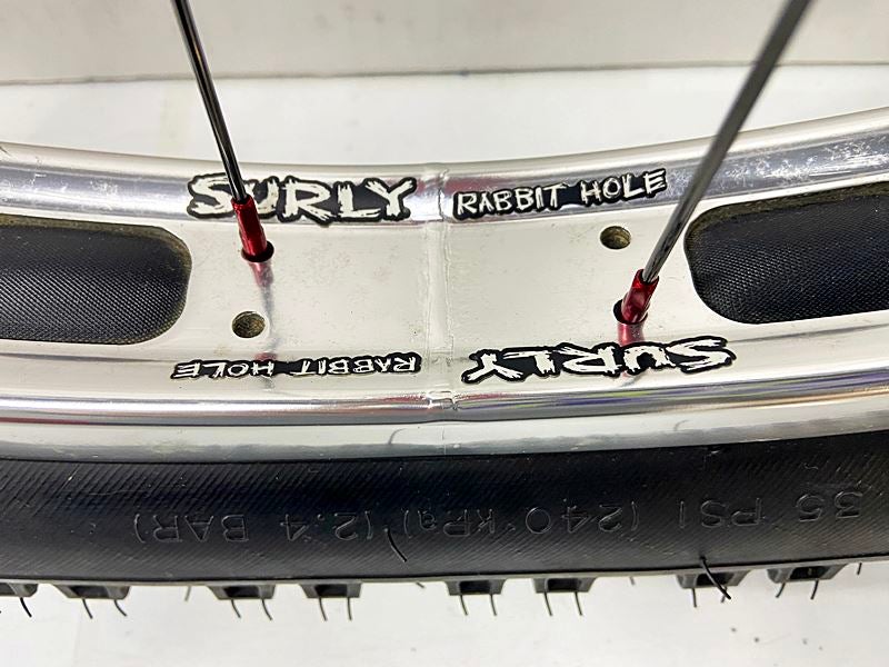 サーリー SURLY/INDUSTRY NINE RABBIT HOLE/FAT HUB フロントホイール