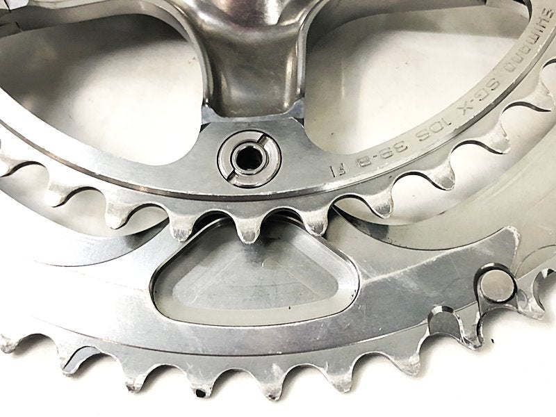 美品 シマノ Dura-Ace FC-7800 53-39T 170mm Shimano Dura Ace crankset FC-7800 53/39 170mm NOS - The Ritzler