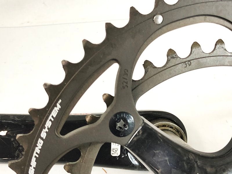 s*r様 Campagnolo Record クランクセット中古　172,5　5 超美品 カンパニョーロ CAMPAGNOLO レコード RECORD クランク 165mm 52