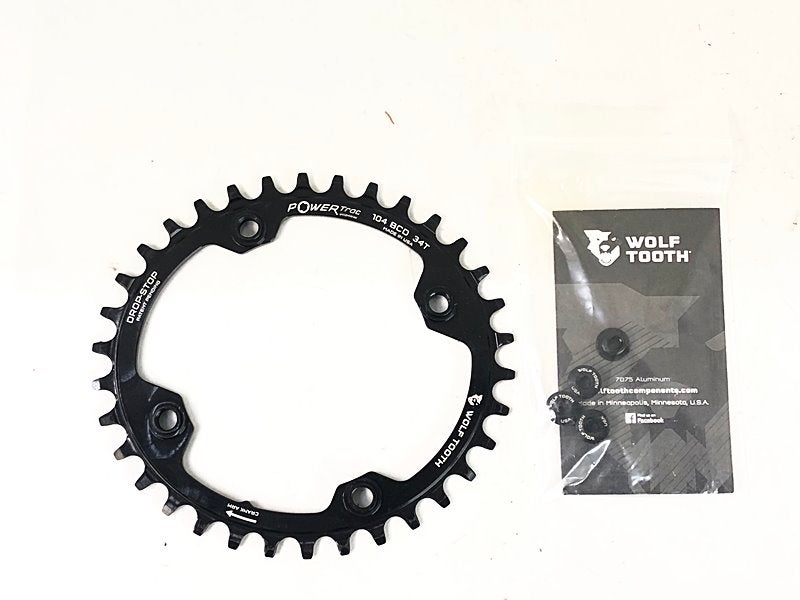 WOLF TOOTH ドロップストップ チェーンリング 64 BCD 28T ウルフトゥース WOLFTOOTH ドロップストップチェーンリング DROP STOP