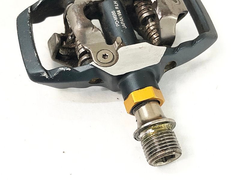 シマノ XTR PD-M985 ビンディングペダル 　中古 シマノ SHIMANO SPDペダル XTR PDM985 ビンディングペダル 〇