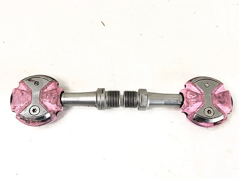 スピードプレイ ライト アクション クロモリ ロードペダル　ピンク部品ネジ1本欠 スピードプレイ SPEEDPLAY SPD-SLペダル ZERO STAINLESS ビンディング