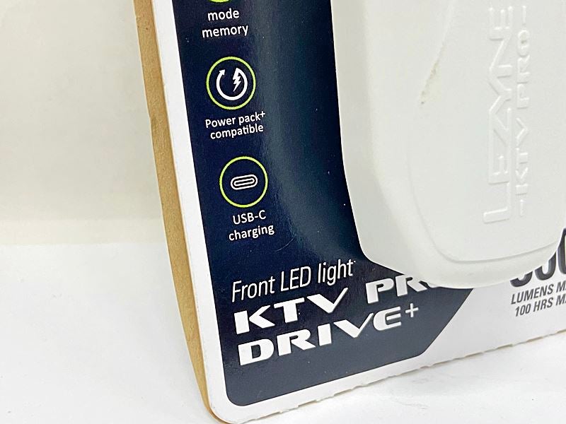 未使用品 レザイン LEZYNE KTV DRIVR PRO 300+ フロントライト