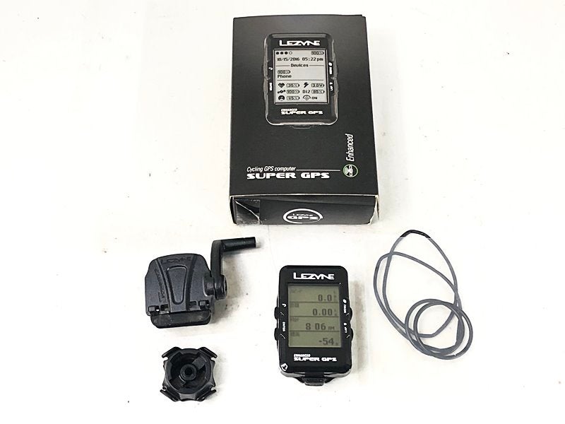 レザイン LEZYNE サイクルコンピューター スーパーGPS SUPER GPS
