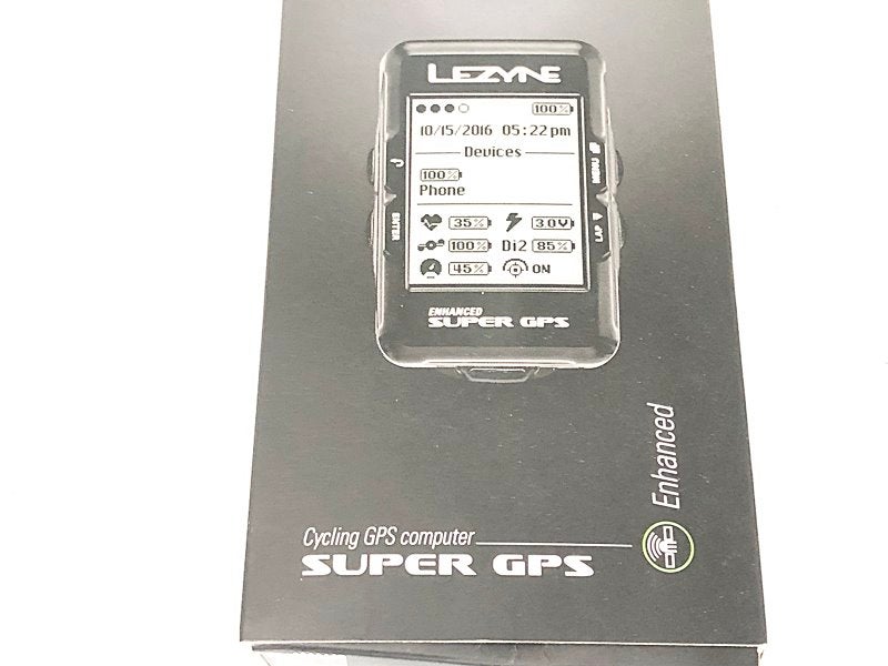 レザイン LEZYNE サイクルコンピューター スーパーGPS SUPER GPS