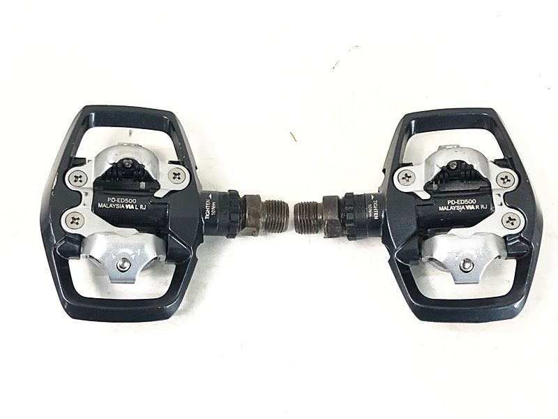未使用SHIMANO PD-ED500 SPDペダル シマノ SHIMANO SPDペダル PD-ED500 ビンディングペダル 〇