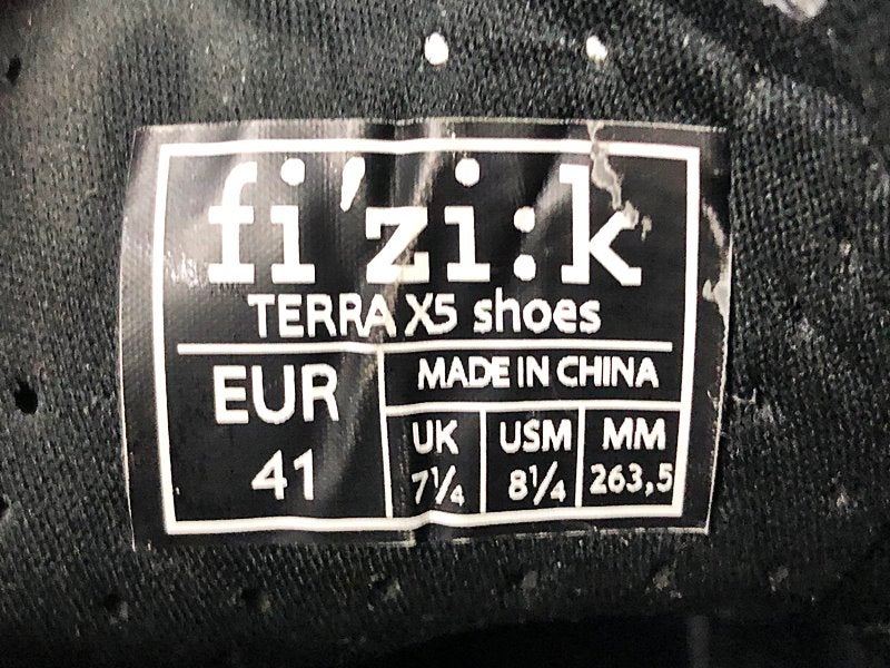 フィジーク FIZIK SPDシューズ TERRA X5 EU41/26.35cm