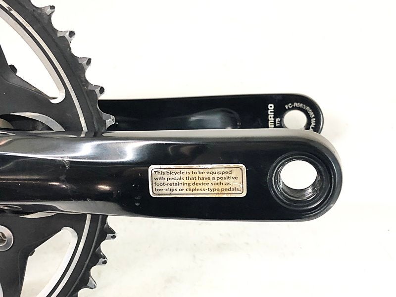 シマノ SHIMANO 10速クランクセット FC-R565 クランクセット 〇
