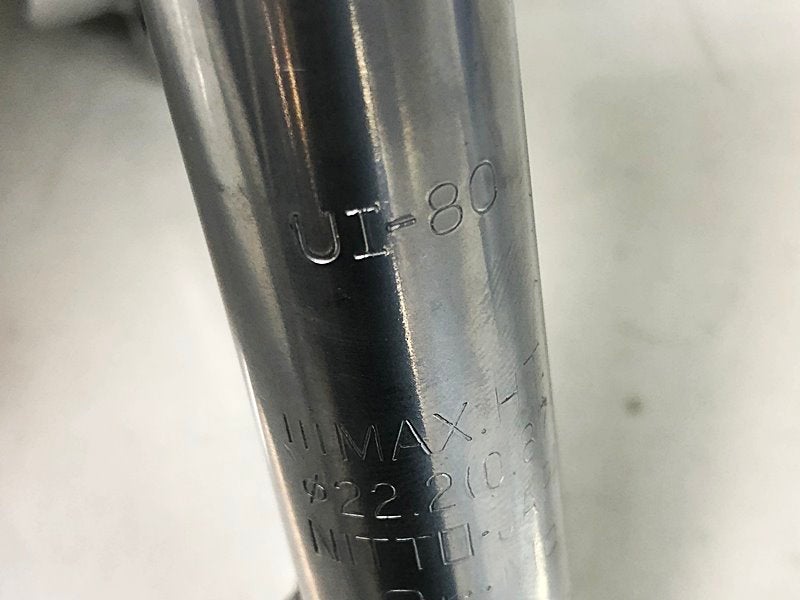 日東 NITTO 1インチスレッドステム UI-2 CR-MO 80mm/26.0mm/22.2mm ステム
