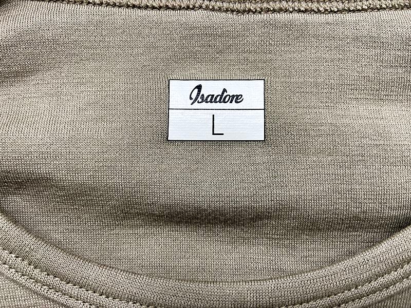 イザドア ISADORE ロングスリーブ メリノウール ベースレイヤー MERINO
