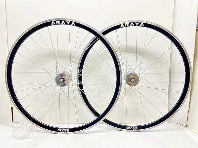 美品 PHILWOOD/ARAYA LARGE FLANGE TRACK HUB 32H/SA-730 RIM ホイール 