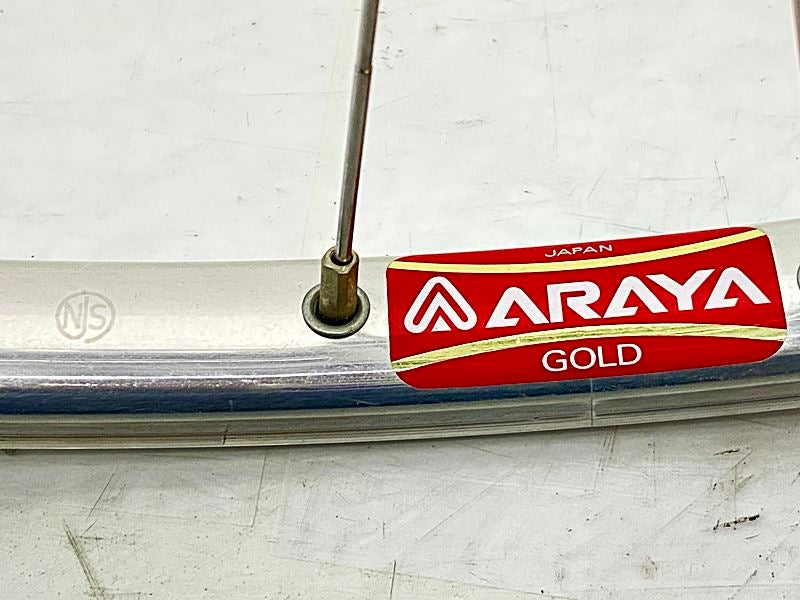 アラヤ ARAYA GOLDリム/シマノ SHIMANO DURA-ACE HB-7600 ハブ