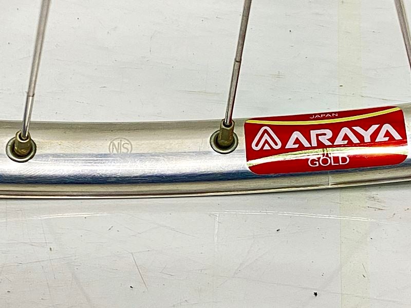 アラヤ ARAYA GOLDリム/シマノ SHIMANO DURA-ACE HB-7600 ハブ