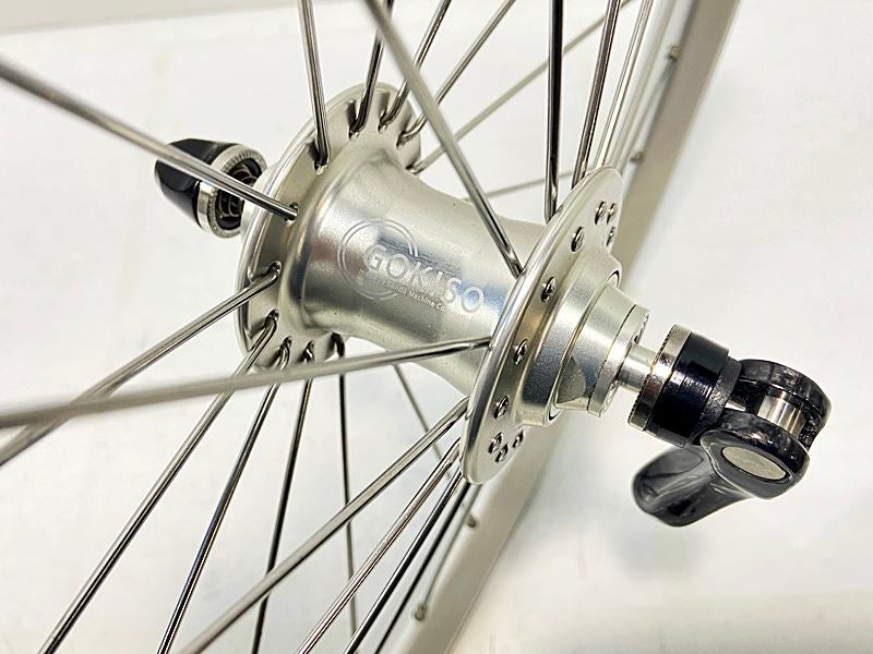 GOKISO カーボンリム リムブレーキ チューブラー F38 R50 前後 GOKISO BROMPTON用 リム詳細不明 フロントホイールのみ リムブレーキ