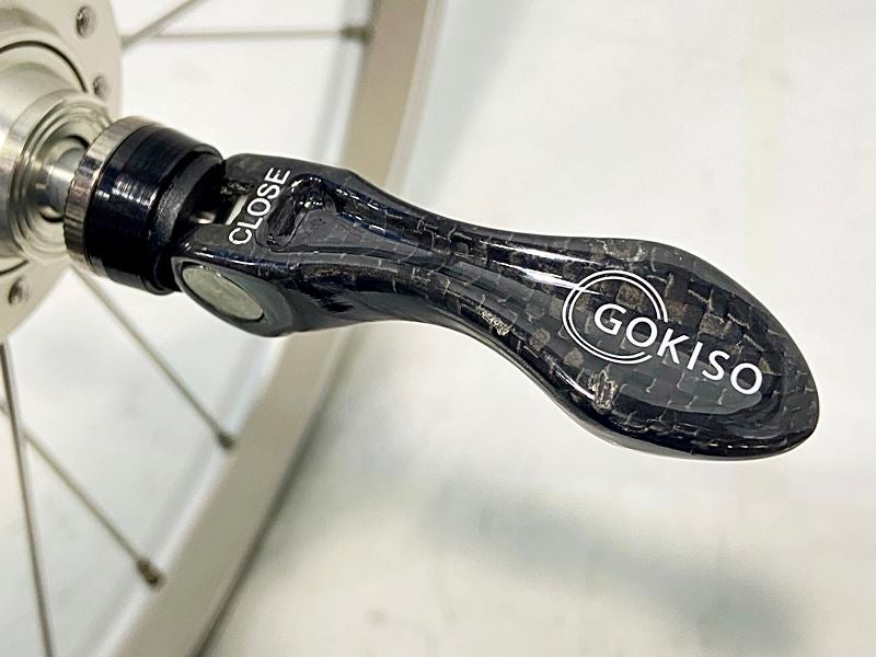 GOKISO BROMPTON用 リム詳細不明 フロントホイールのみ リムブレーキ