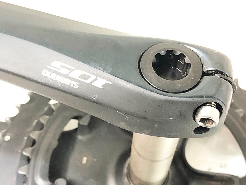 シマノ SHIMANO 105 FC-5700 52-39T/172.5mm クランクセット 〇