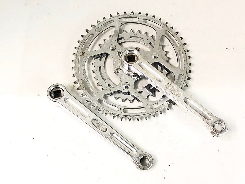 a*g様 ストロングライト49D-165mm＋TA43-28中古品 クランク抜き ストロングライト/サンプレックス STRONGLIGHT/SIMPLEX 49Dクランク/鉄