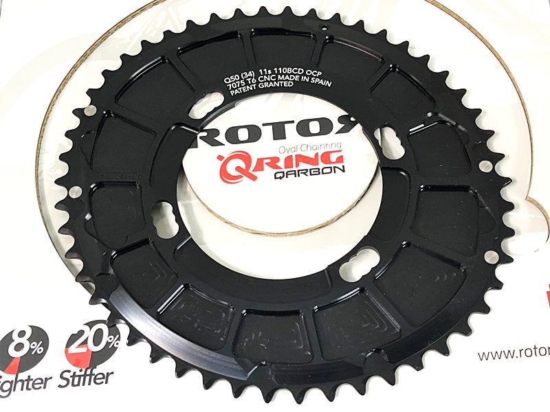 【新品未使用】ROTOR インナー 50T 11/12S 110BCD 未使用品 ローター ROTOR キューリングス カーボン Q-RINGS CARBON
