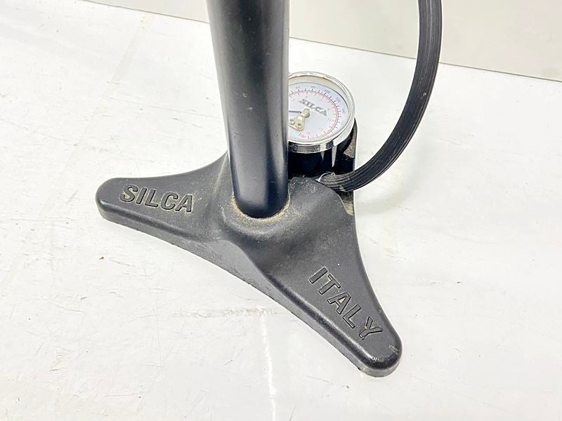 【中古美品】SILCA フロアポンプ(仏式)空気入れ 訳アリ シリカ SILCA スーパーピスタ SUPER PISTA 空気入れ フロアポンプ