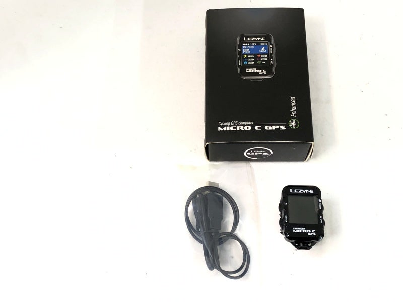 LEZYNE ENHANCED MICRO GPS サイクルコンピューター 未使用品 レザイン LEZYNE サイクルコンピューター マイクロ C GPS