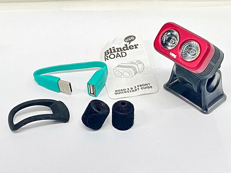 ノグ KNOG ブラインダーロード BLINDER ROAD 3 フロントライト 点灯