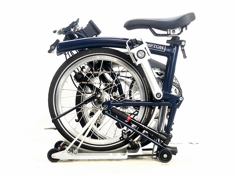 BROMPTON M6R CloudBlue 2021年購入|折りたたみ自転車 美品 ブロンプトン BROMPTON M6R 2021年 フォールディングバイク