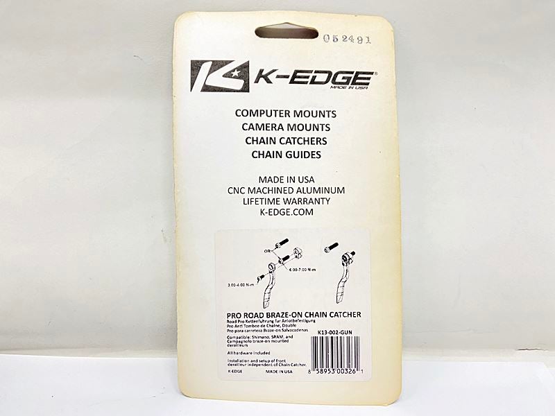 未使用品 ケーエッジ K-EDGE 直付用 チェーンキャッチャー PRO ROAD
