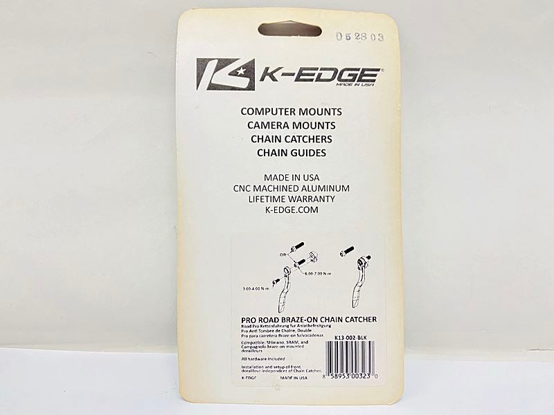 未使用品 ケーエッジ K-EDGE 直付用 チェーンキャッチャー PRO ROAD