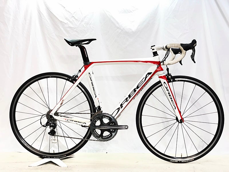 値下げ　オルベア　ORBEA ロードバイク ホワイト/レッド サイコン付き オルベア商品一覧 |新品・中古・ブランド自転車・ロードバイクなど