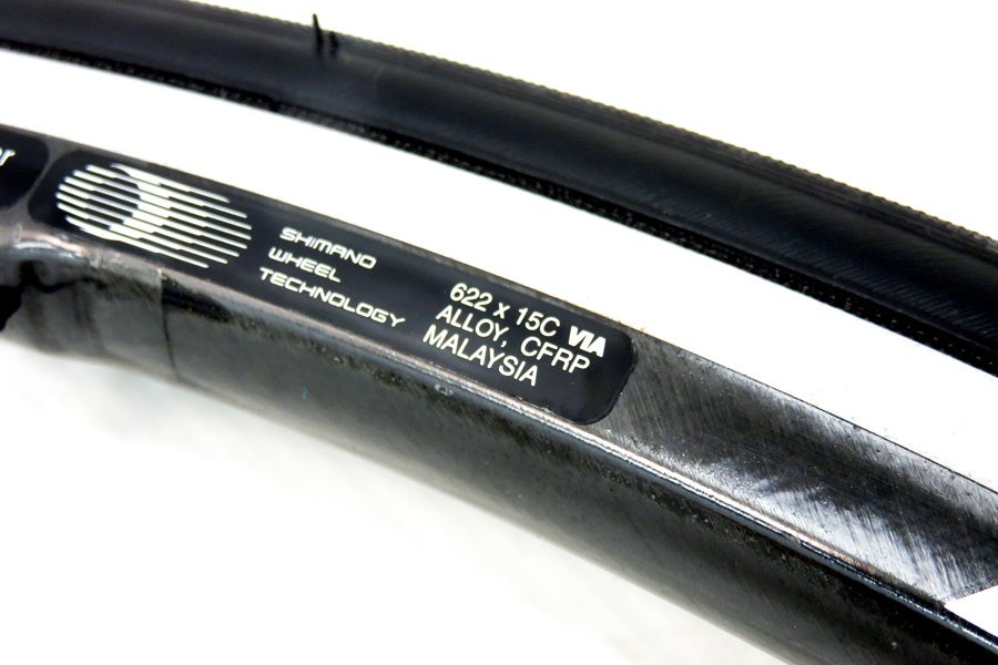 ②【ユーズド品】shimano ローラー台専用10段クリンチャーホイールキット シマノ SHIMANO DURA-ACE WH-9000-C24 ホイールセット アルミ/カーボン