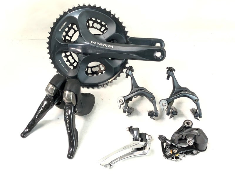Shimano ULTEGRA ST-6700セット シマノ SHIMANO ULTEGRA ST-6700 2x10S FC-6750 50-34T/165mm FD-6700