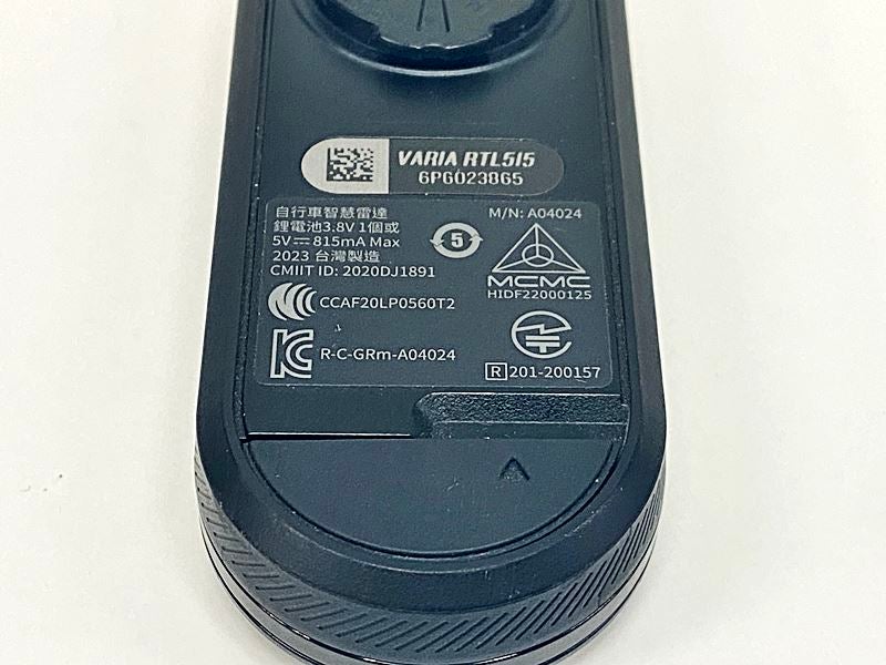 超美品 ガーミン GARMIN バリア VARIA リアビューレーダー VARIA