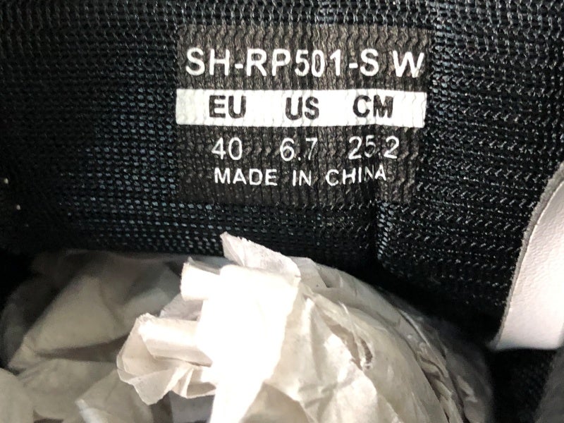 未使用品 シマノ SHIMANO SPD-SLシューズ SH-RP501-S W EU40/25.2cm 〇