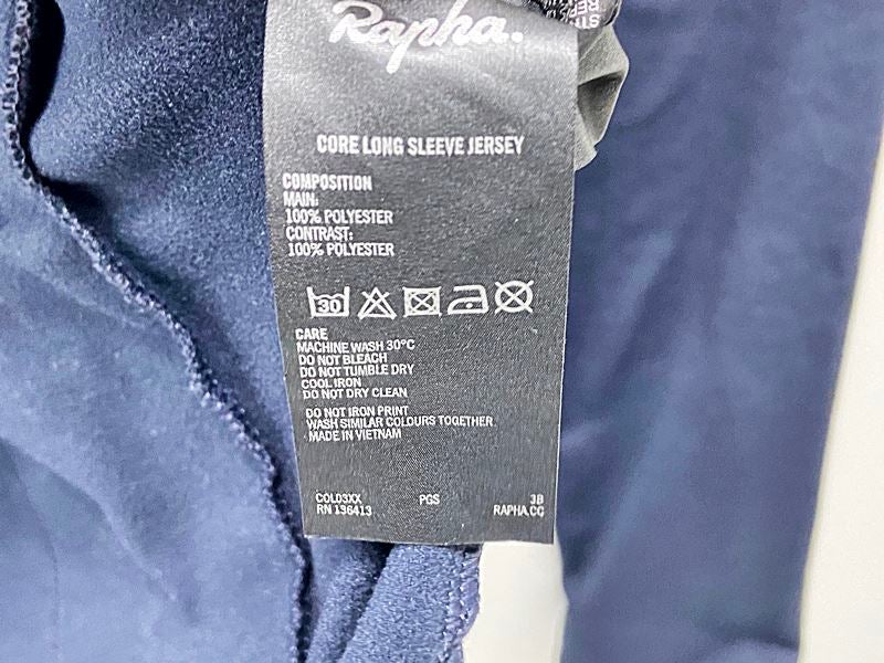 ラファ Rapha コアロングスリーブジャージ CORE LONG SLEEVE JERSEY S