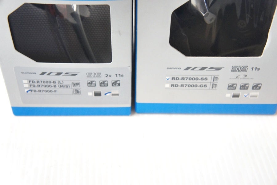 ▽▽未使用 シマノ SHIMANO 105 ディレイラー前後セット FD-R7000-F RD